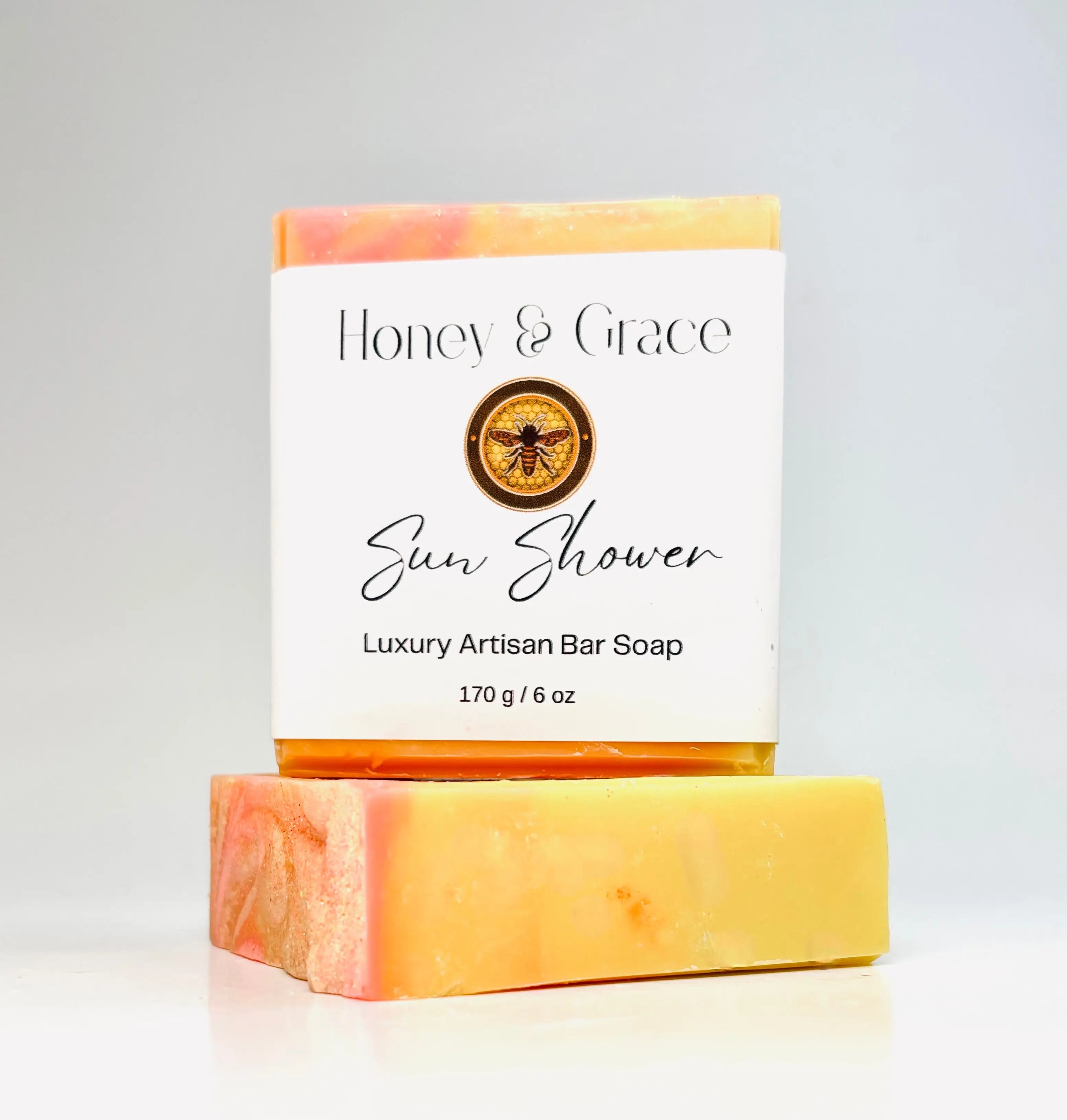 Honey and Grace Sun Shower Bar Soap 5.5 oz Honey Grace