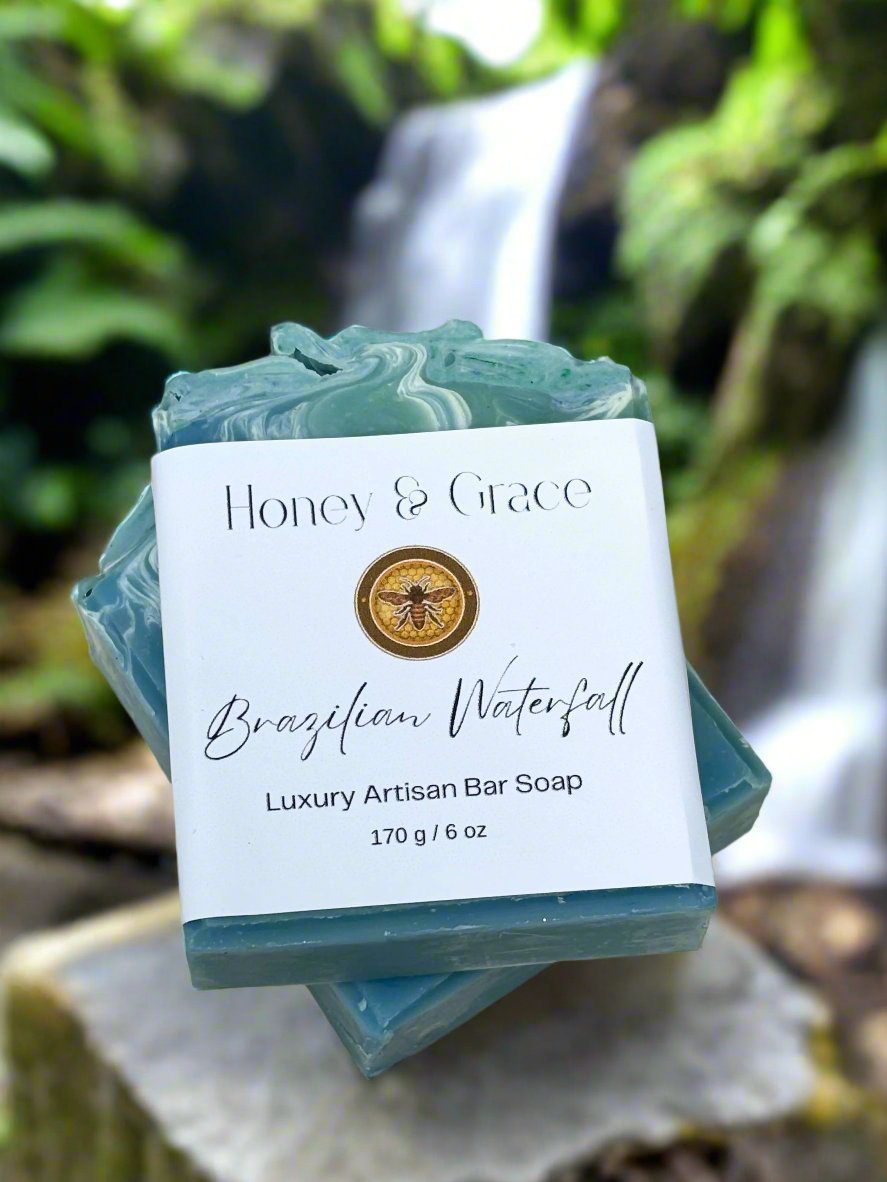 Honey and Grace Brazilian Waterfall Bar Soap 5.5oz Honey Grace
