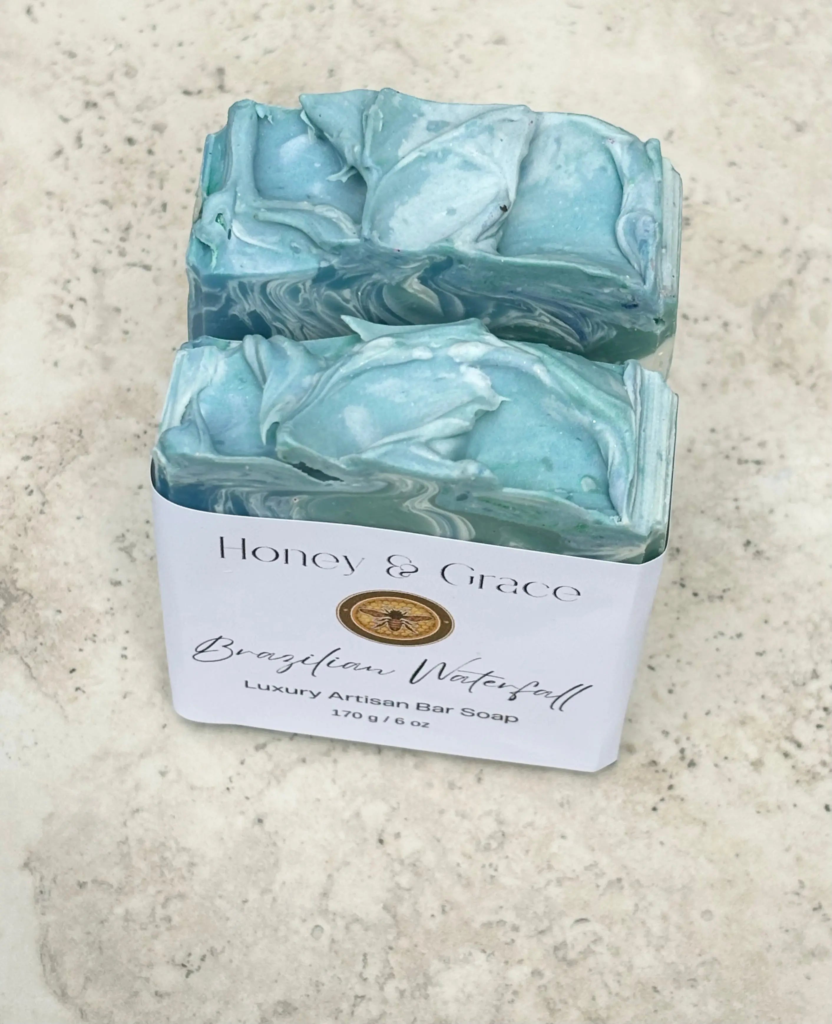 Honey and Grace Brazilian Waterfall Bar Soap 5.5oz Honey Grace