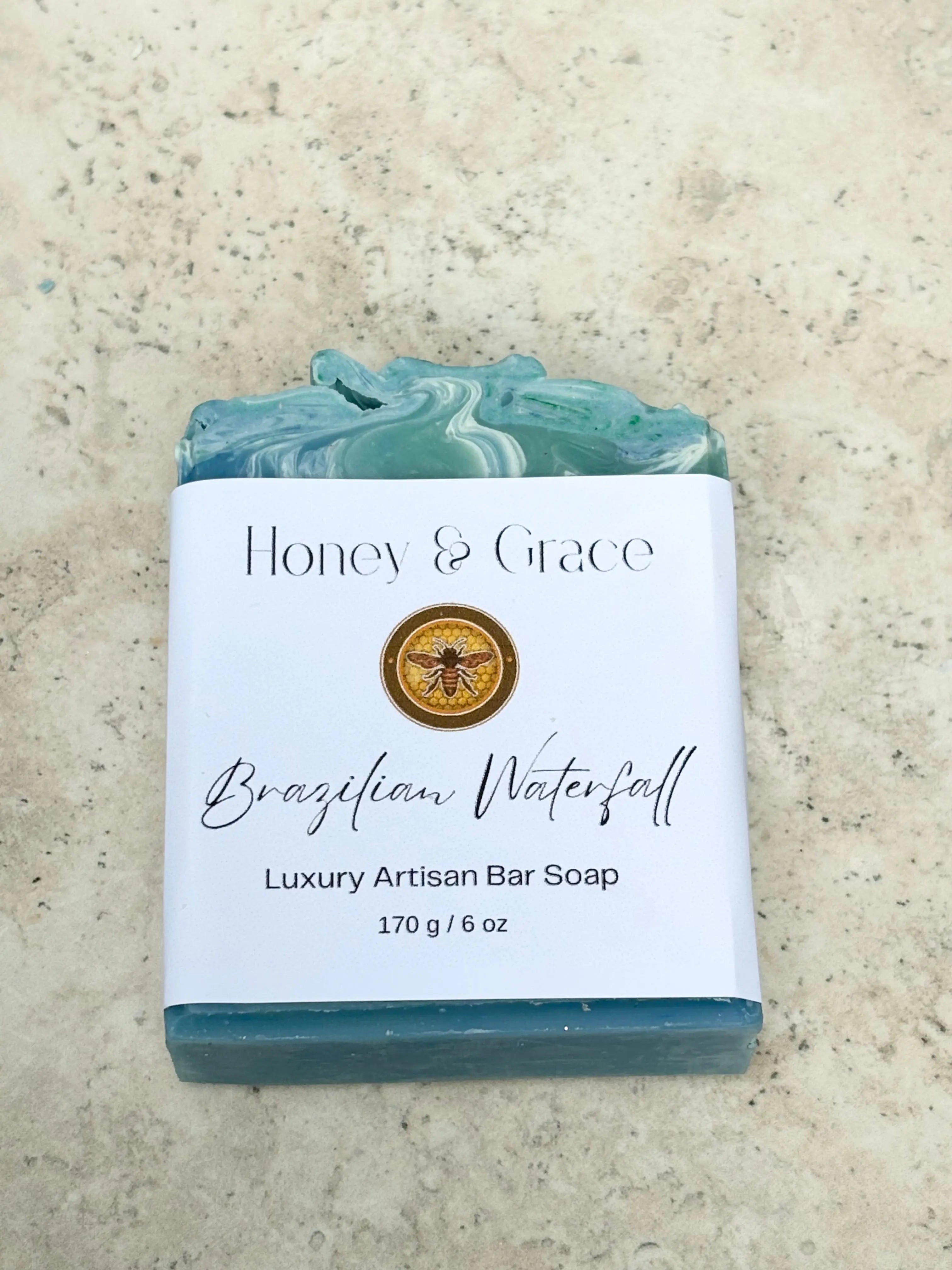Honey and Grace Brazilian Waterfall Bar Soap 5.5oz Honey Grace
