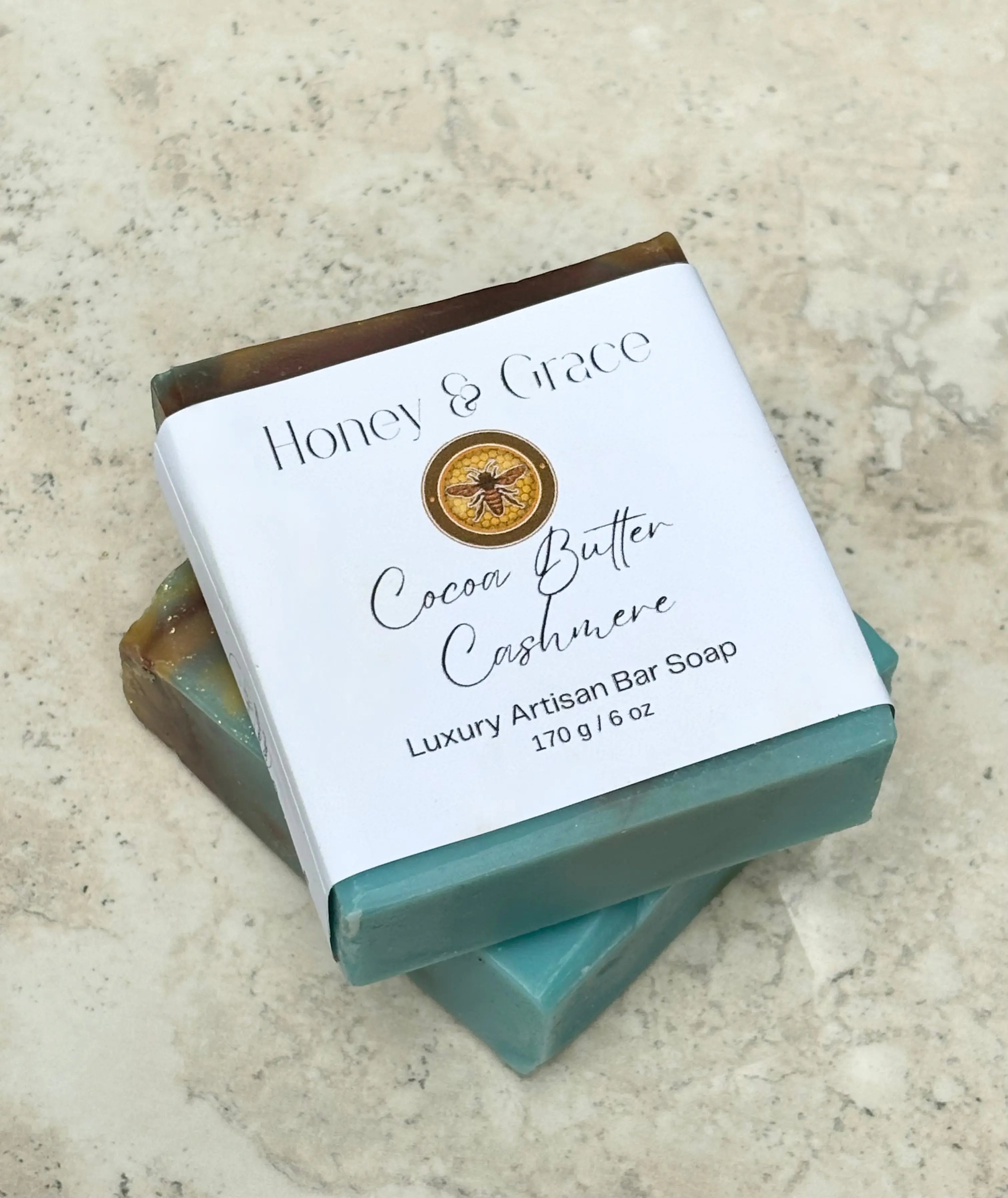 Honey and Grace Cocoa Butter and Cashmere Bar Soap 5.5oz Honey Grace
