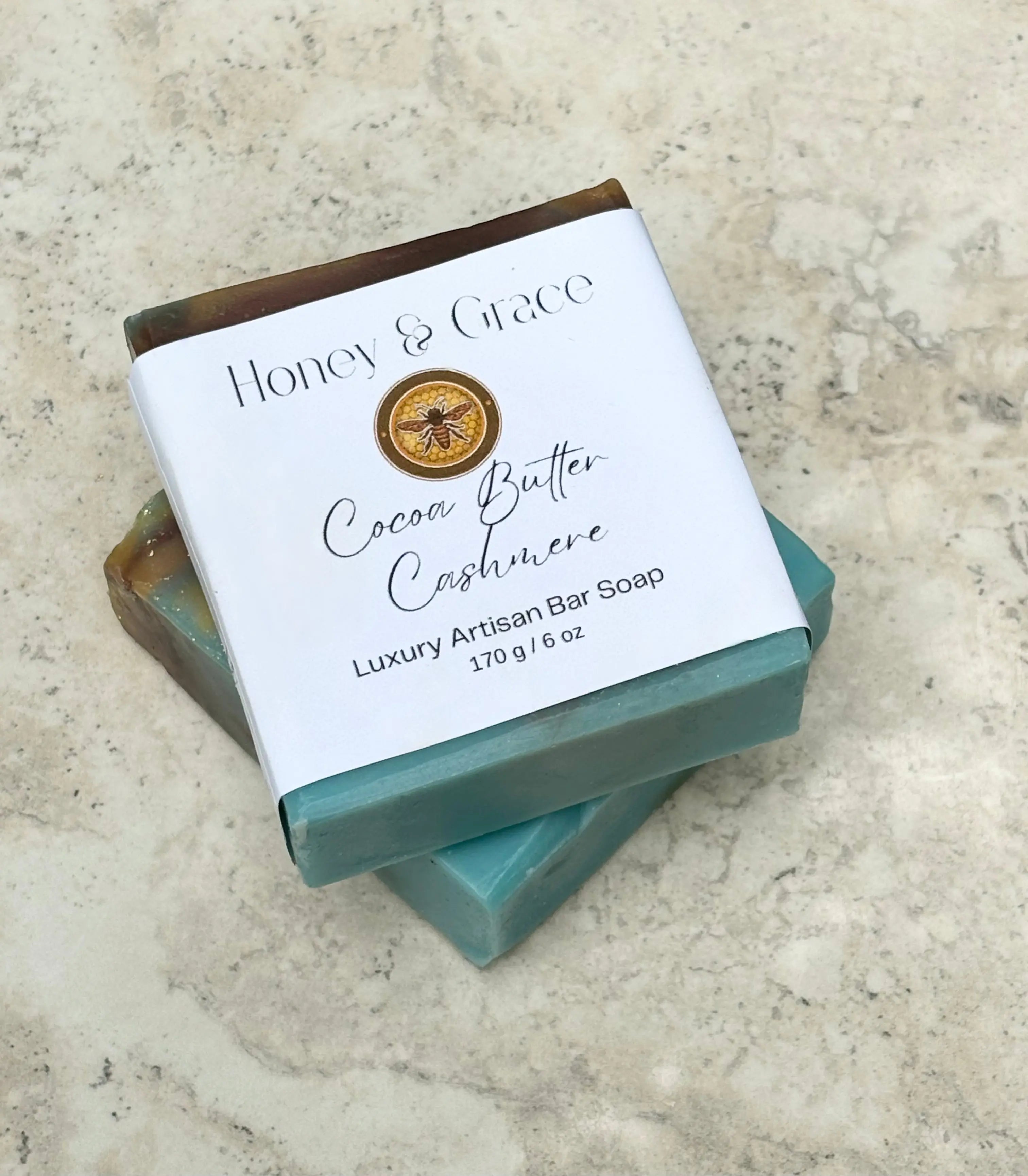 Honey and Grace Cocoa Butter and Cashmere Bar Soap 5.5oz Honey Grace
