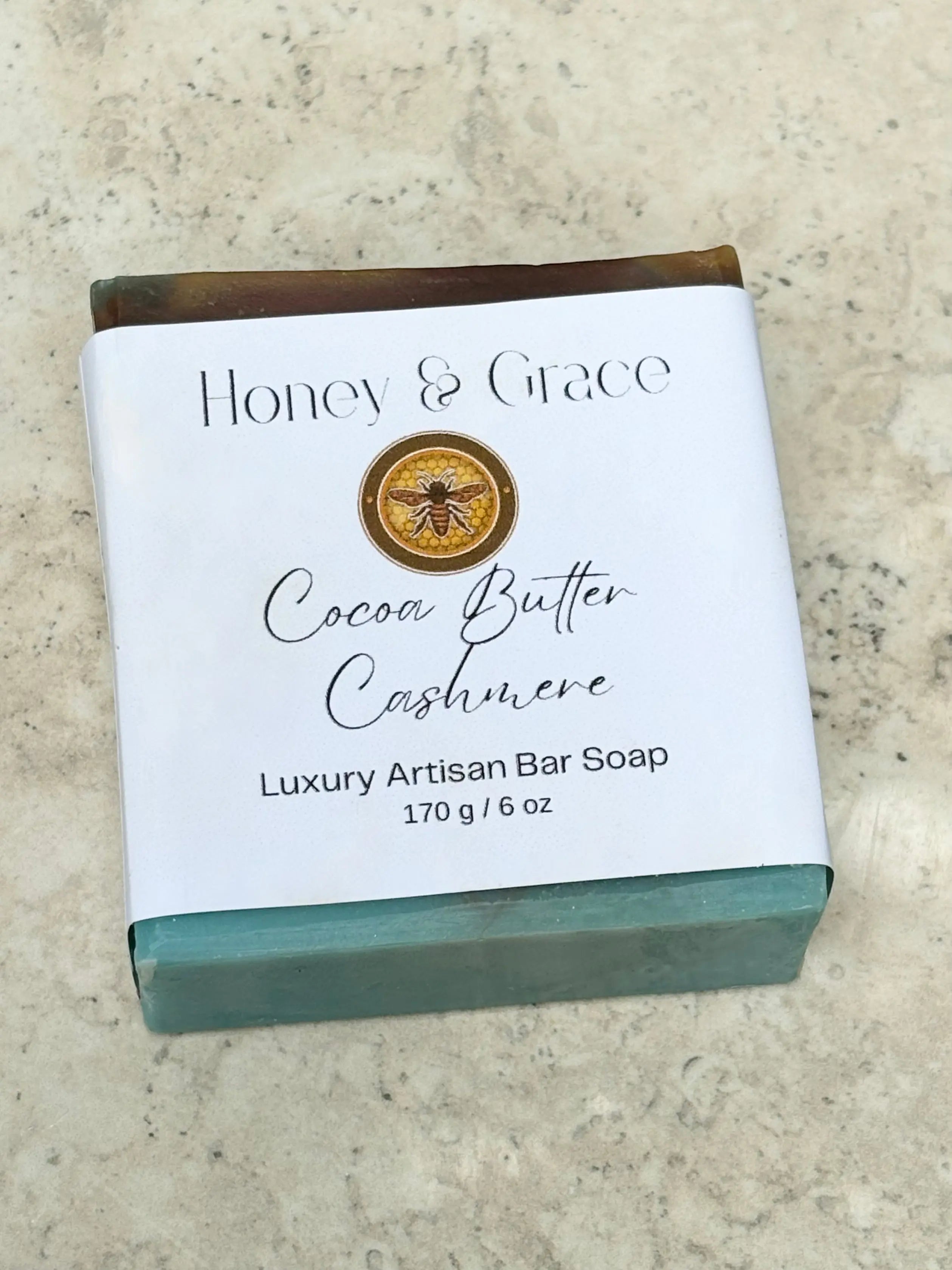 Honey and Grace Cocoa Butter and Cashmere Bar Soap 5.5oz Honey Grace