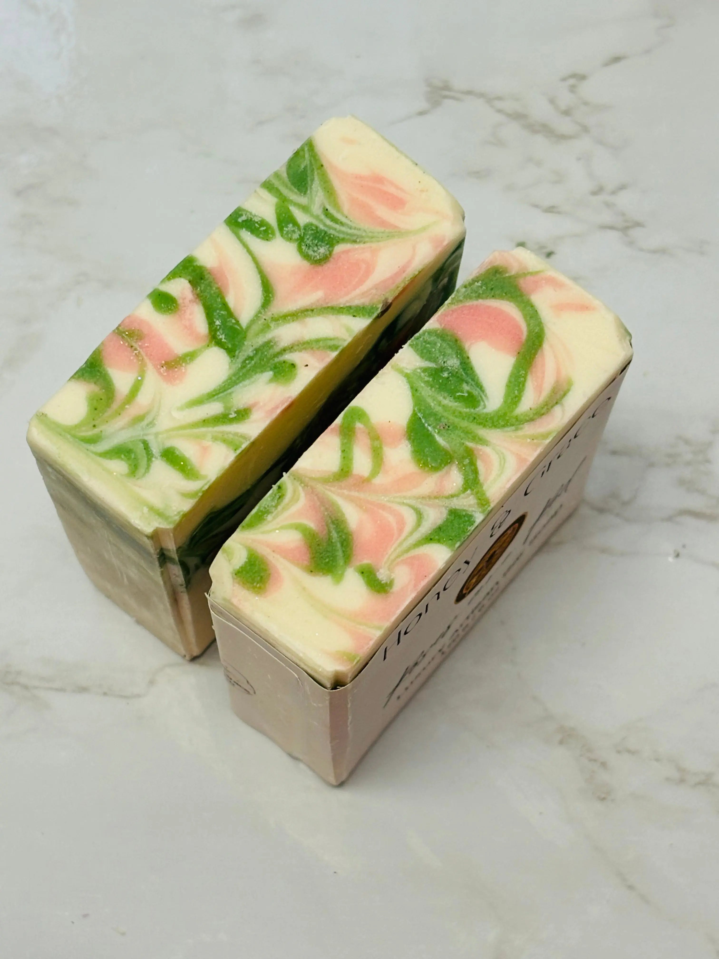 Honey and Grace Classic Red Rose Bar Soap 5.5 oz Honey Grace