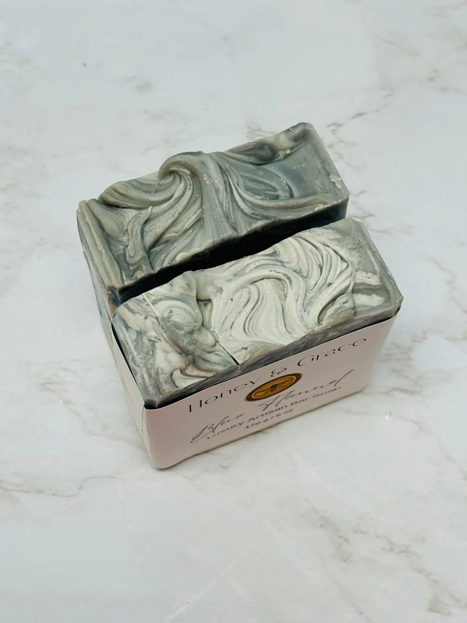 Honey and Grace Blue Flannel Bar Soap 5.5 oz Honey Grace