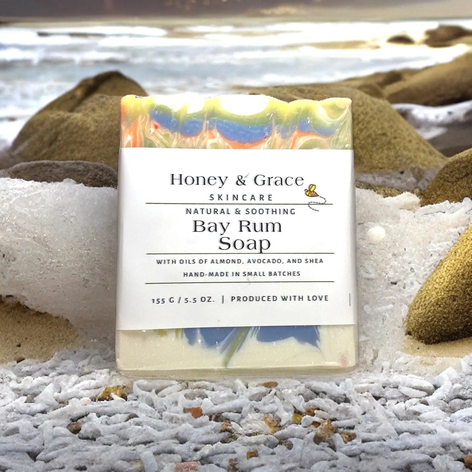 Natural, Organic, Handcrafted Bay Rum Soap - Honey and Grace Soap Co.