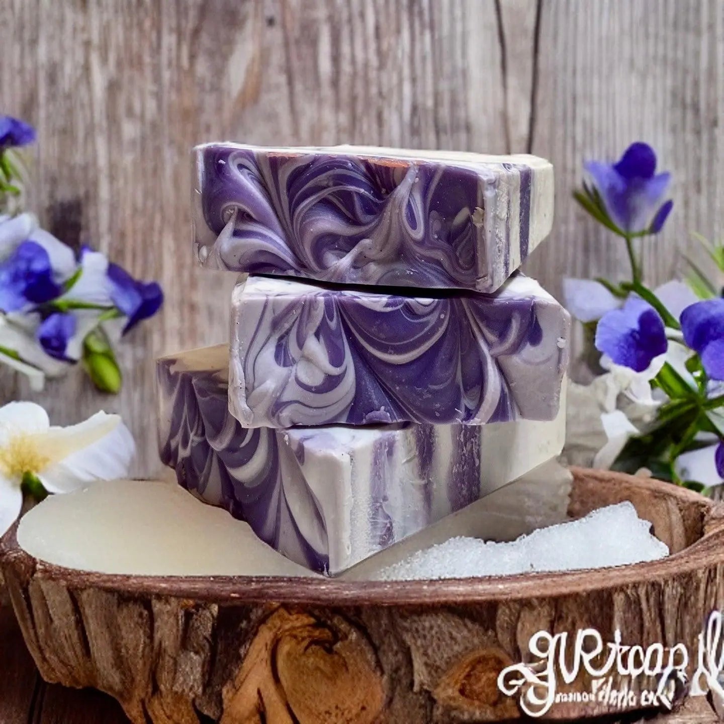 Vanilla Lavender Soap - Honey and Grace Soap Co.
