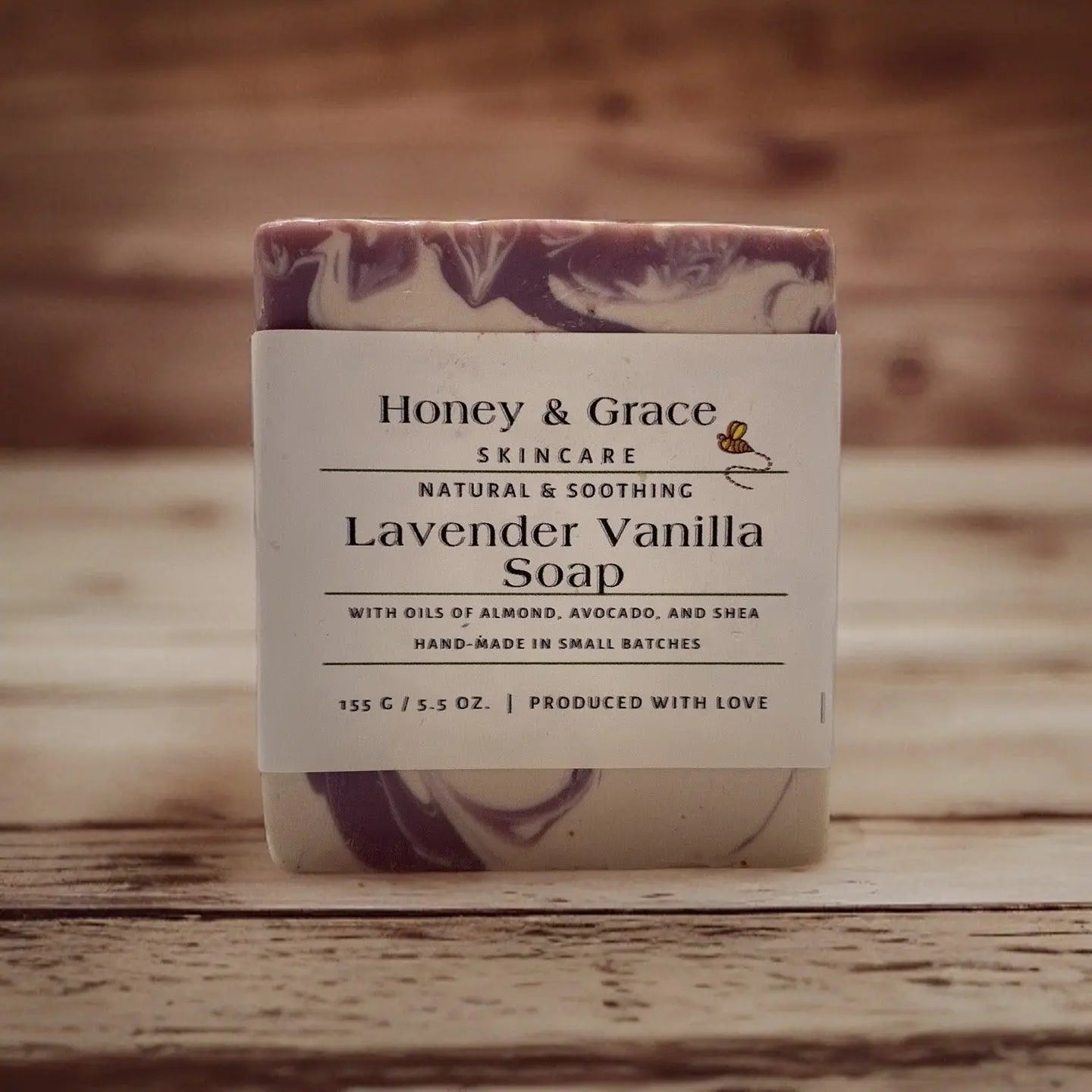 Vanilla Lavender Soap - Honey and Grace Soap Co.