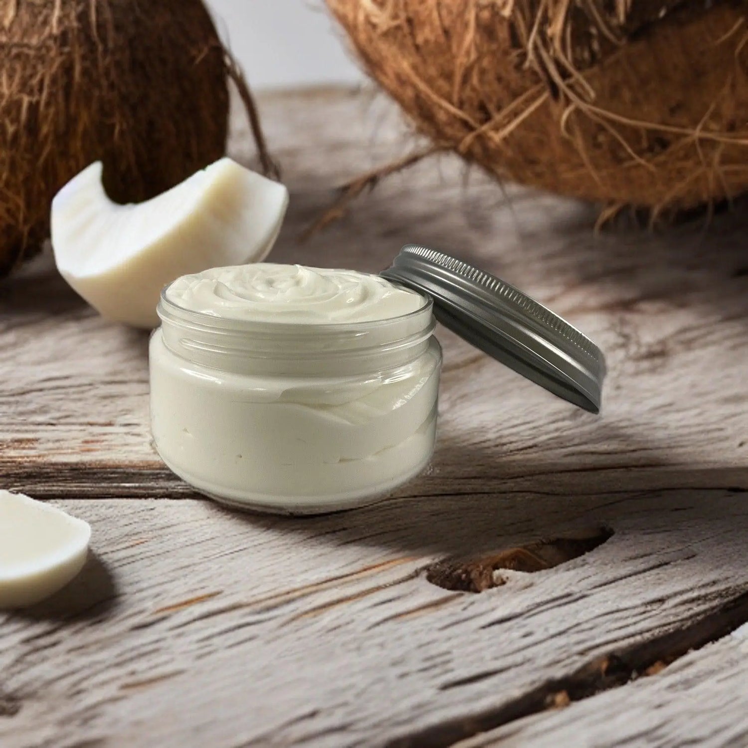 Coconut Milk Moisturizing Shea Butter Body Butter 8oz - Honey and Grace Soap Co.