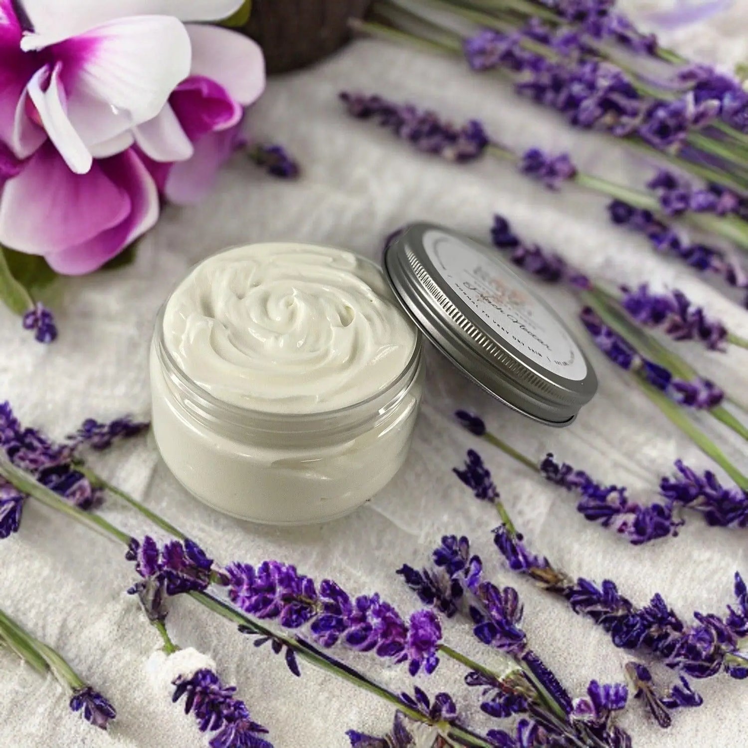 Lavender Vanilla Moisturizing Shea Butter Body Butter 8oz - Kinky Lavender Soap Co.