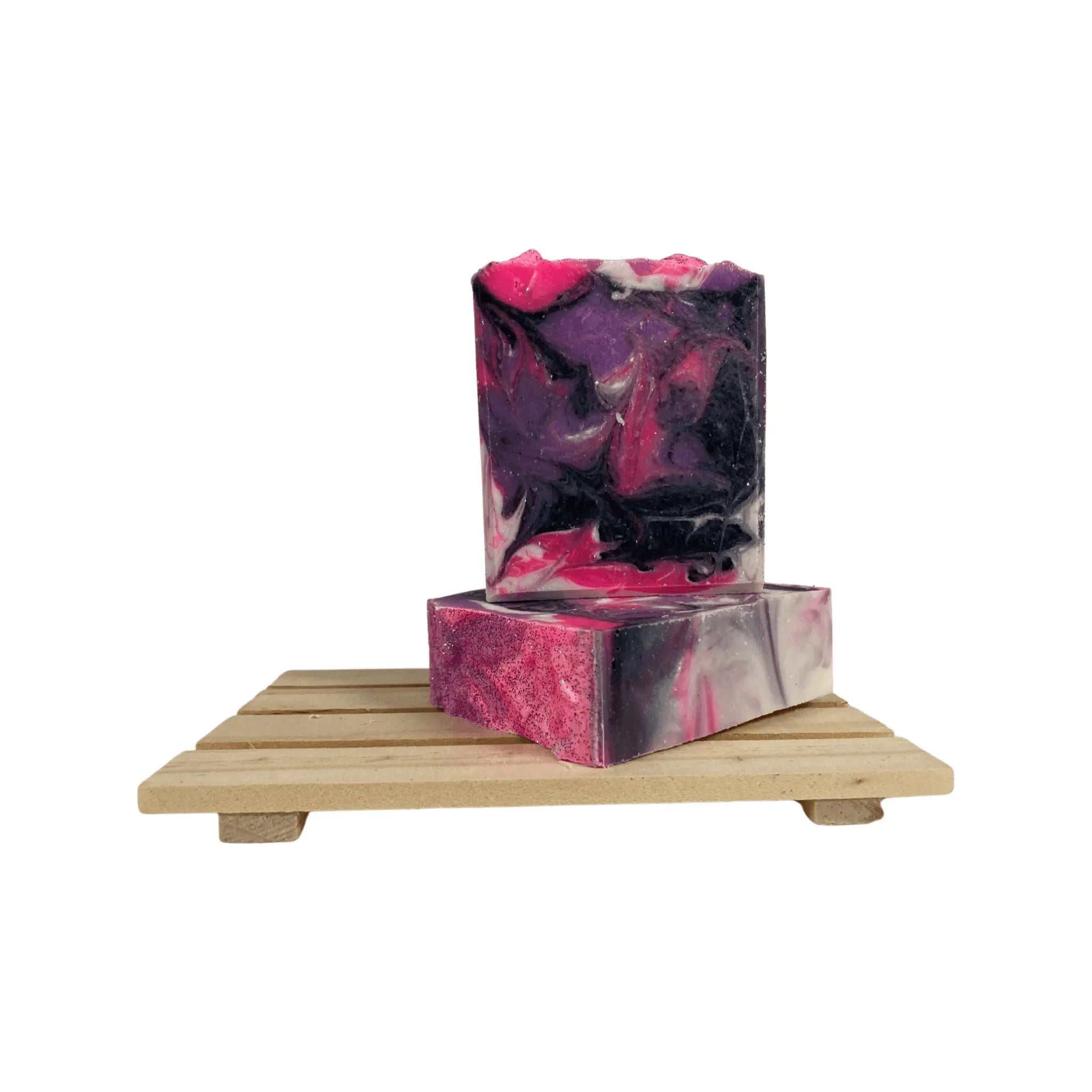 Natural, Organic, Handcrafted Black Magic Sangria Soap - Kinky Lavender Soap Co.