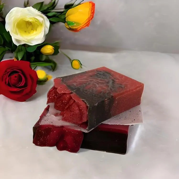 Natural, Organic, Handcrafted Black Rose Spice Soap - Kinky Lavender Soap Co.