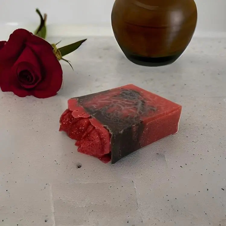 Natural, Organic, Handcrafted Black Rose Spice Soap - Kinky Lavender Soap Co.