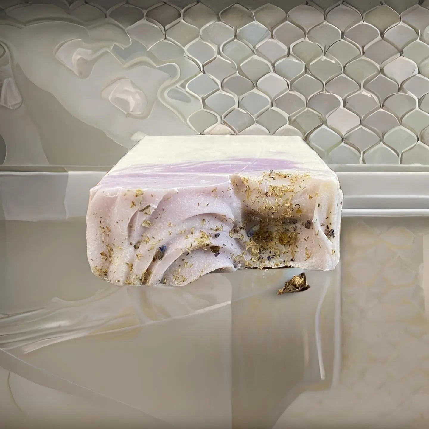 Natural Organic Handcrafted Lavender and Chamomile Soap - Kinky Lavender Soap Co.
