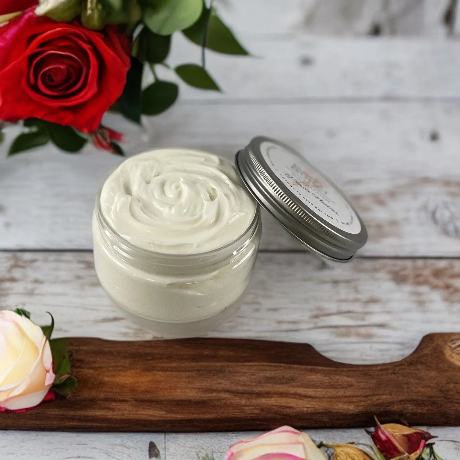 Rose Water Moisturizing Shea Butter Body Butter 8oz - Kinky Lavender Soap Co.