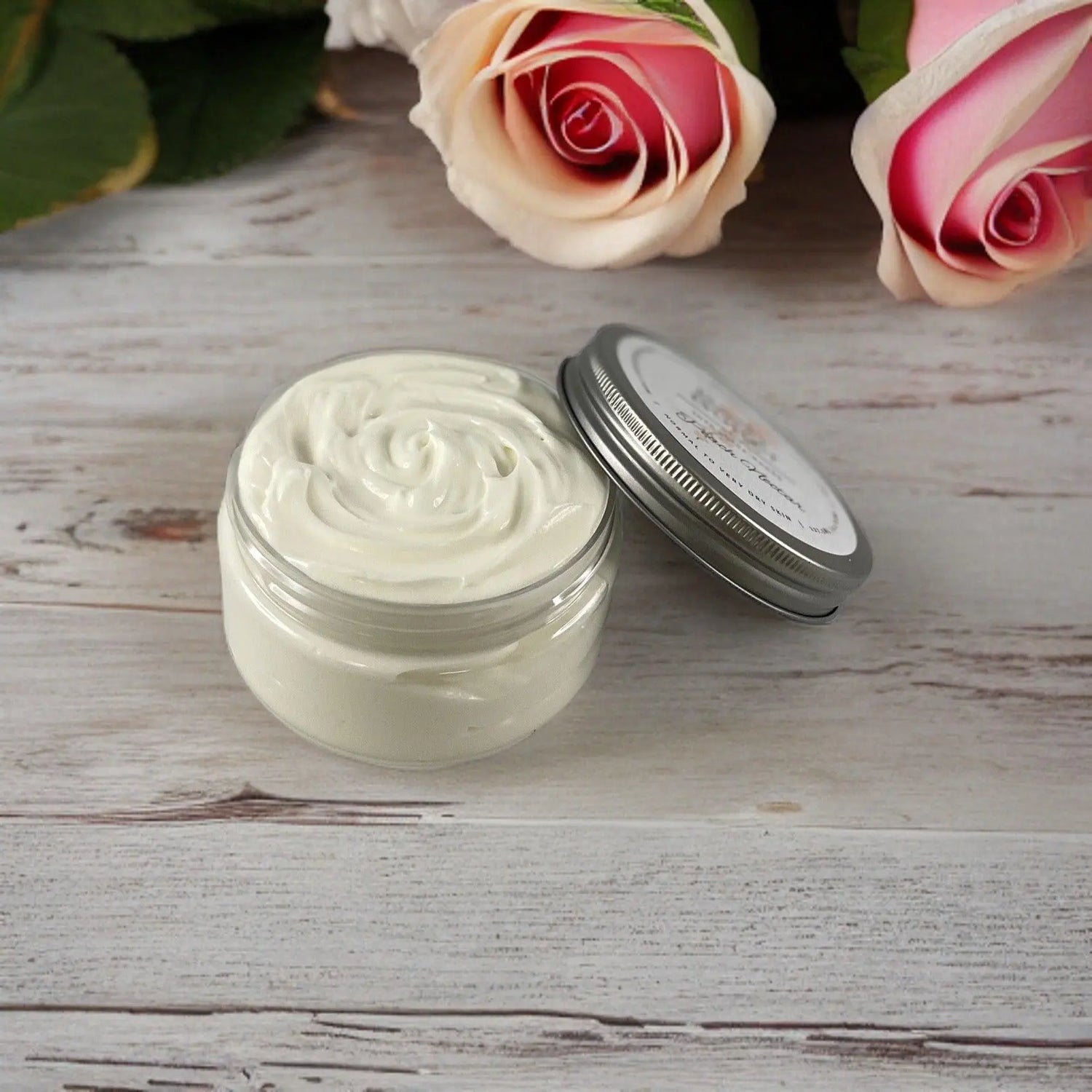 Sandalwood Rose Moisturizing Shea Butter Body Butter 8oz - Kinky Lavender Soap Co.