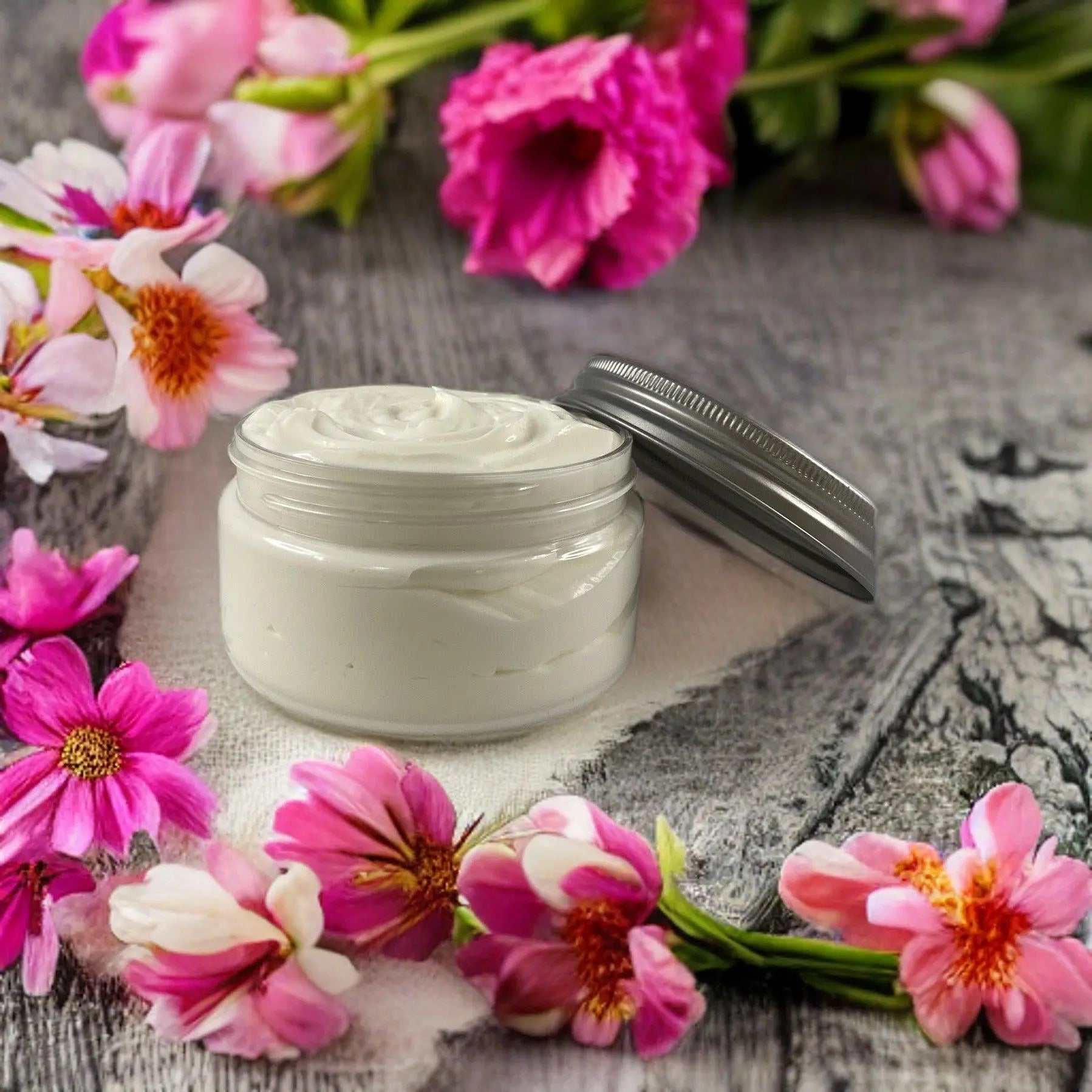 Sandalwood Rose Moisturizing Shea Butter Body Butter 8oz - Kinky Lavender Soap Co.