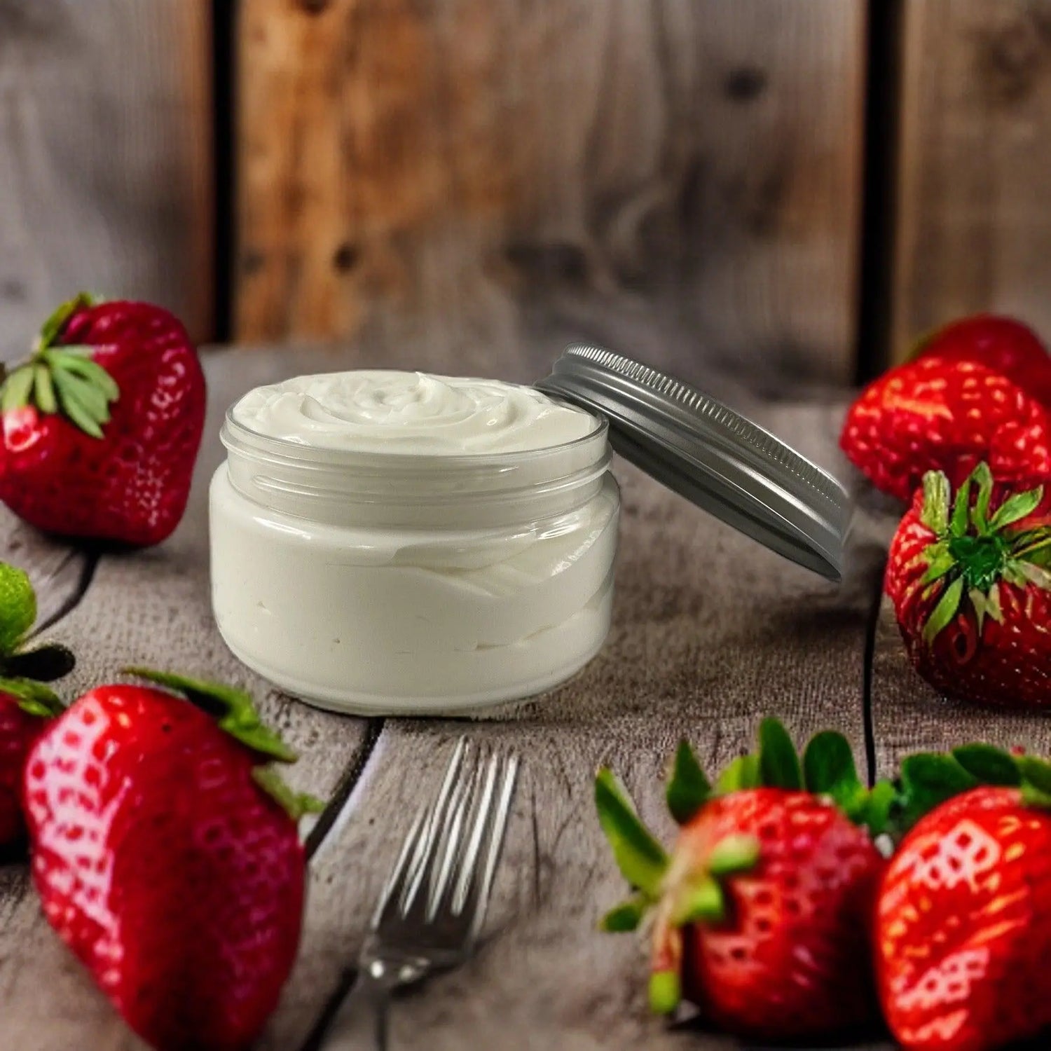 Strawberry Moisturizing Shea Butter Body Butter 8oz - Kinky Lavender Soap Co.