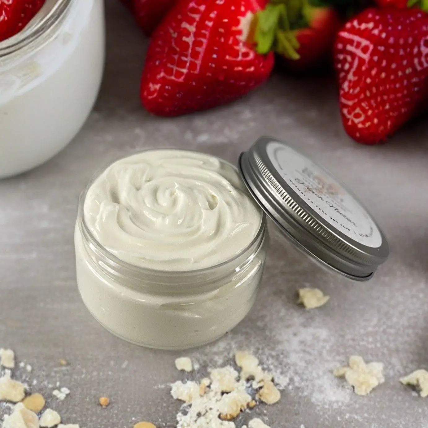 Strawberry Moisturizing Shea Butter Body Butter 8oz - Kinky Lavender Soap Co.
