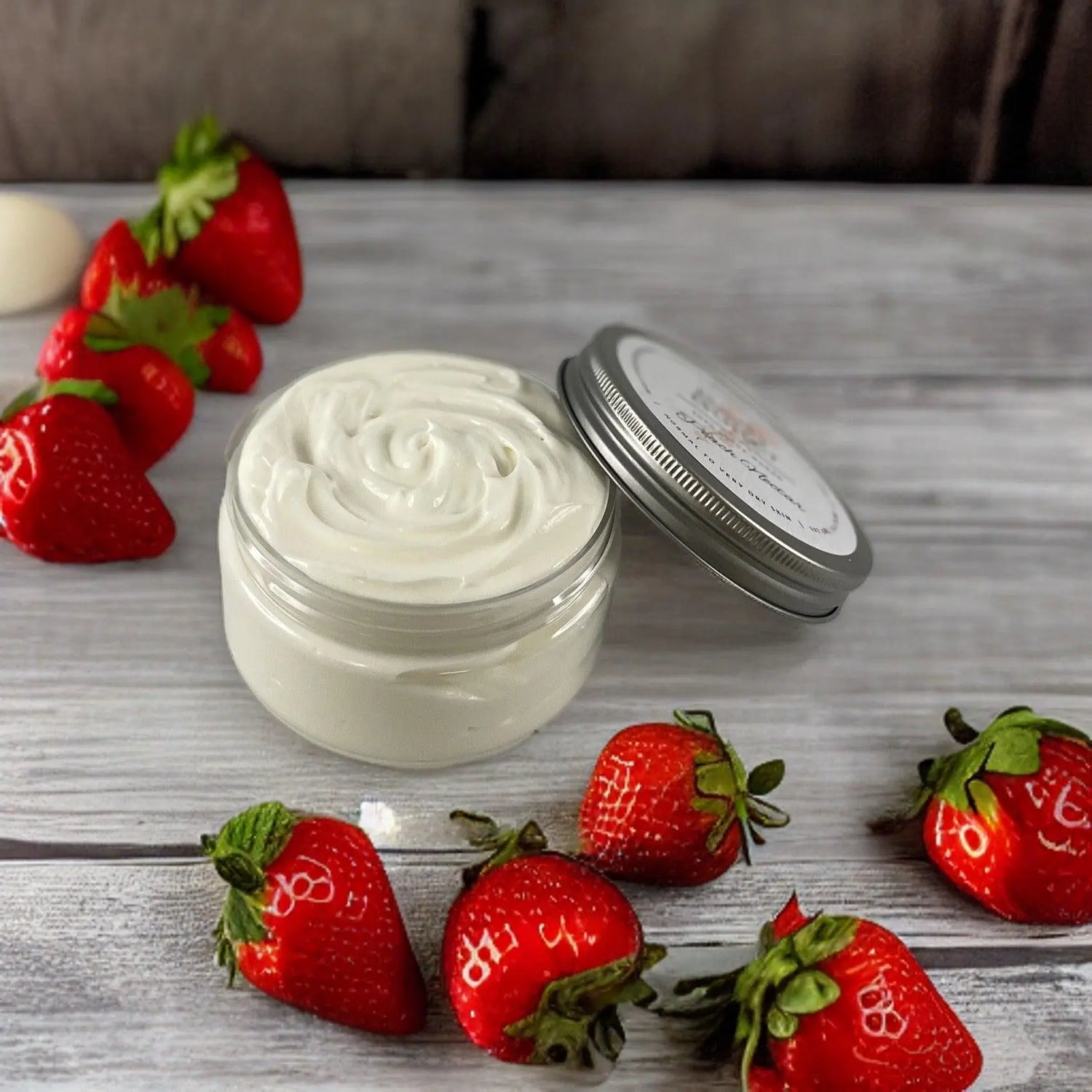 Strawberry Moisturizing Shea Butter Body Butter 8oz - Kinky Lavender Soap Co.