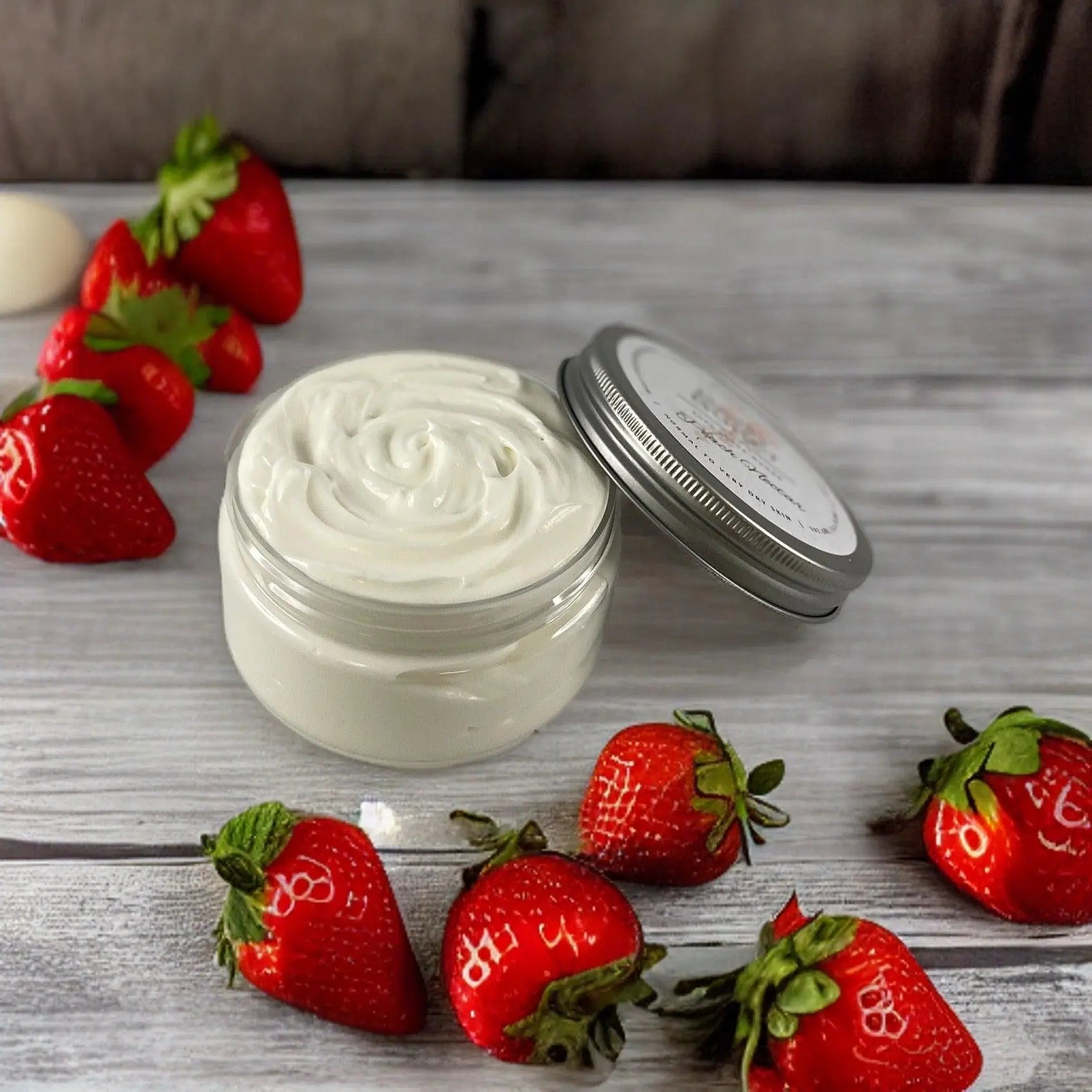 Strawberry Moisturizing Shea Butter Body Butter 8oz - Kinky Lavender Soap Co.