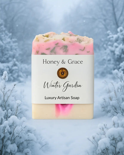 Honey and Grace Winter Garden Scented Bar Soap 5 oz Honey and Grace Soap Co.