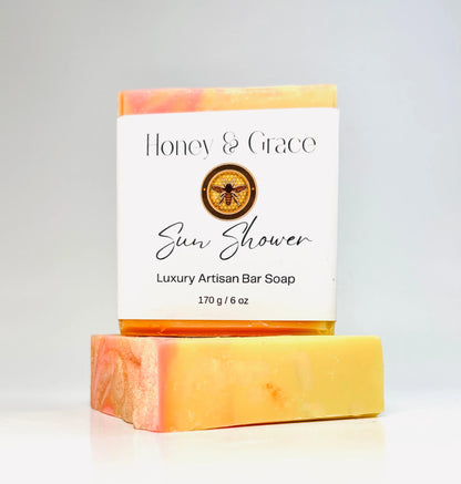 Honey and Grace Sun Shower Bar Soap  5.5 oz Honey Grace