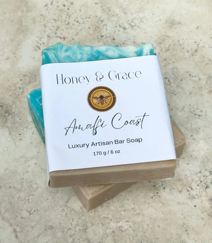 Honey and Grace Luxurious Amalfi Coast Bar Soap 8oz Honey Grace