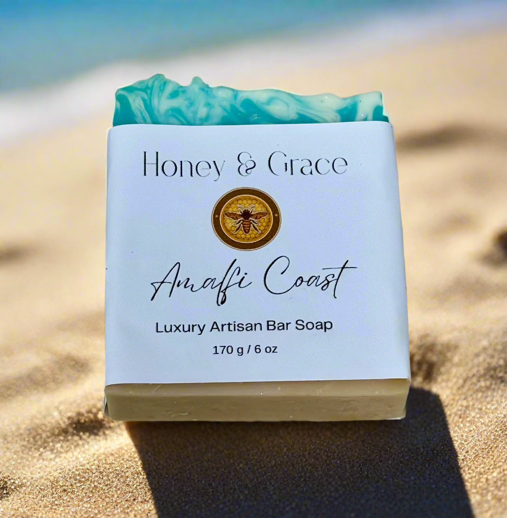 Honey and Grace Luxurious Amalfi Coast Bar Soap 8oz Honey Grace