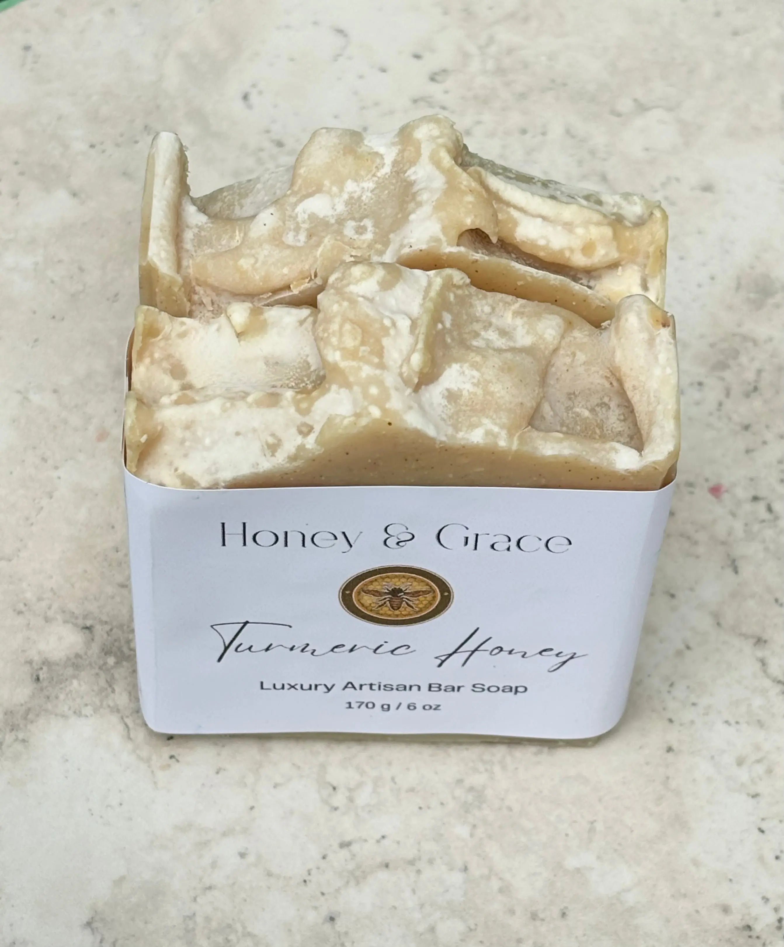 Honey and Grace Turmeric and Sweet Orange Bar Soap 5.5 oz Honey Grace