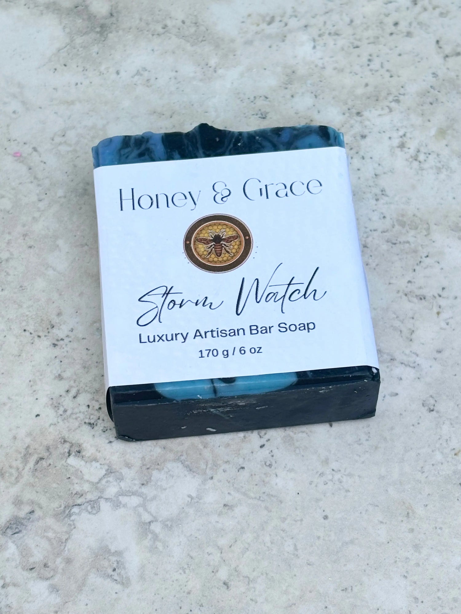 Honey and Grace Storm Watcher Bar Soap 5.5 oz Honey and Grace Soap Co.