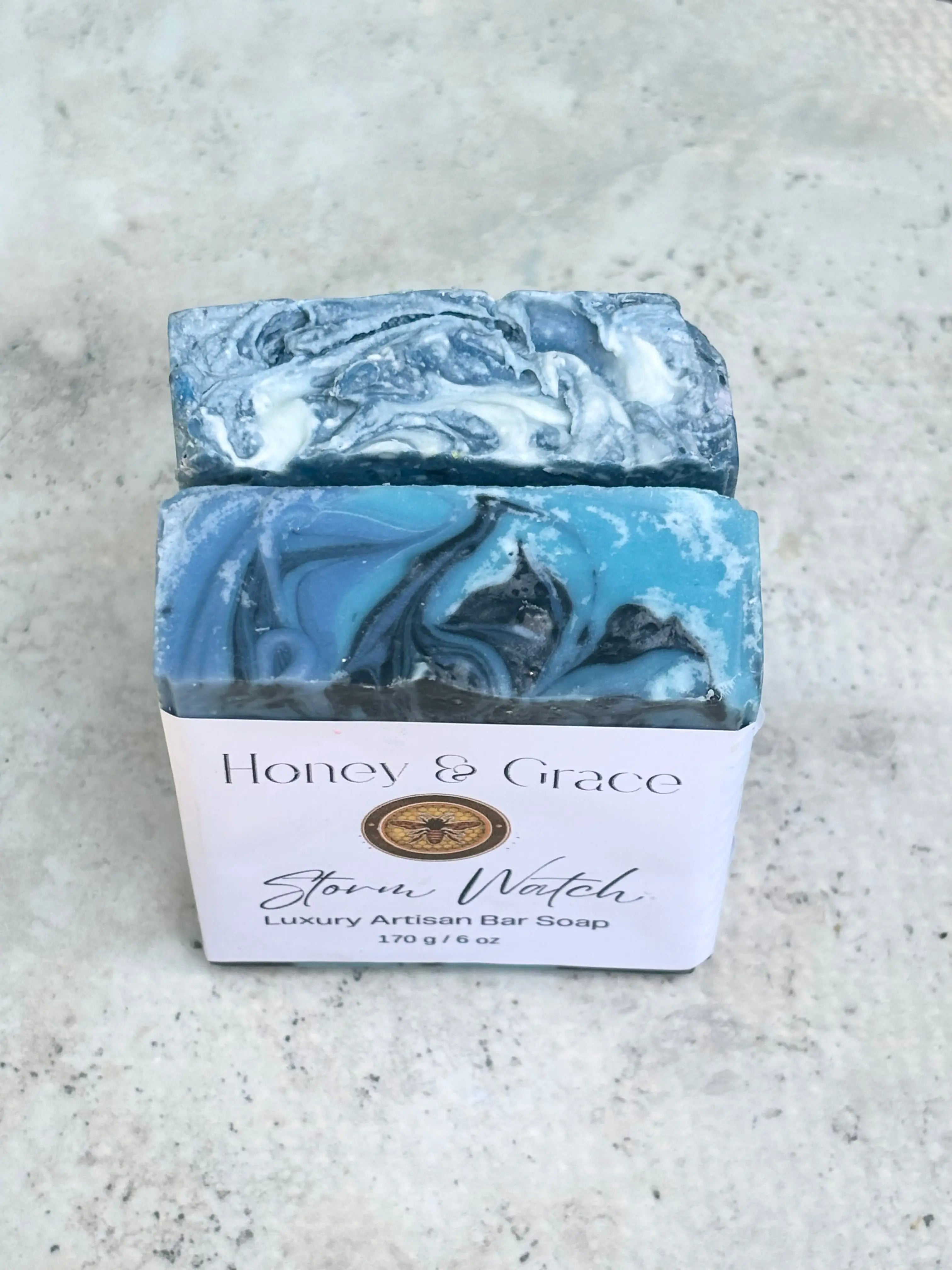 Honey and Grace Storm Watcher Bar Soap 5.5 oz Honey and Grace Soap Co.