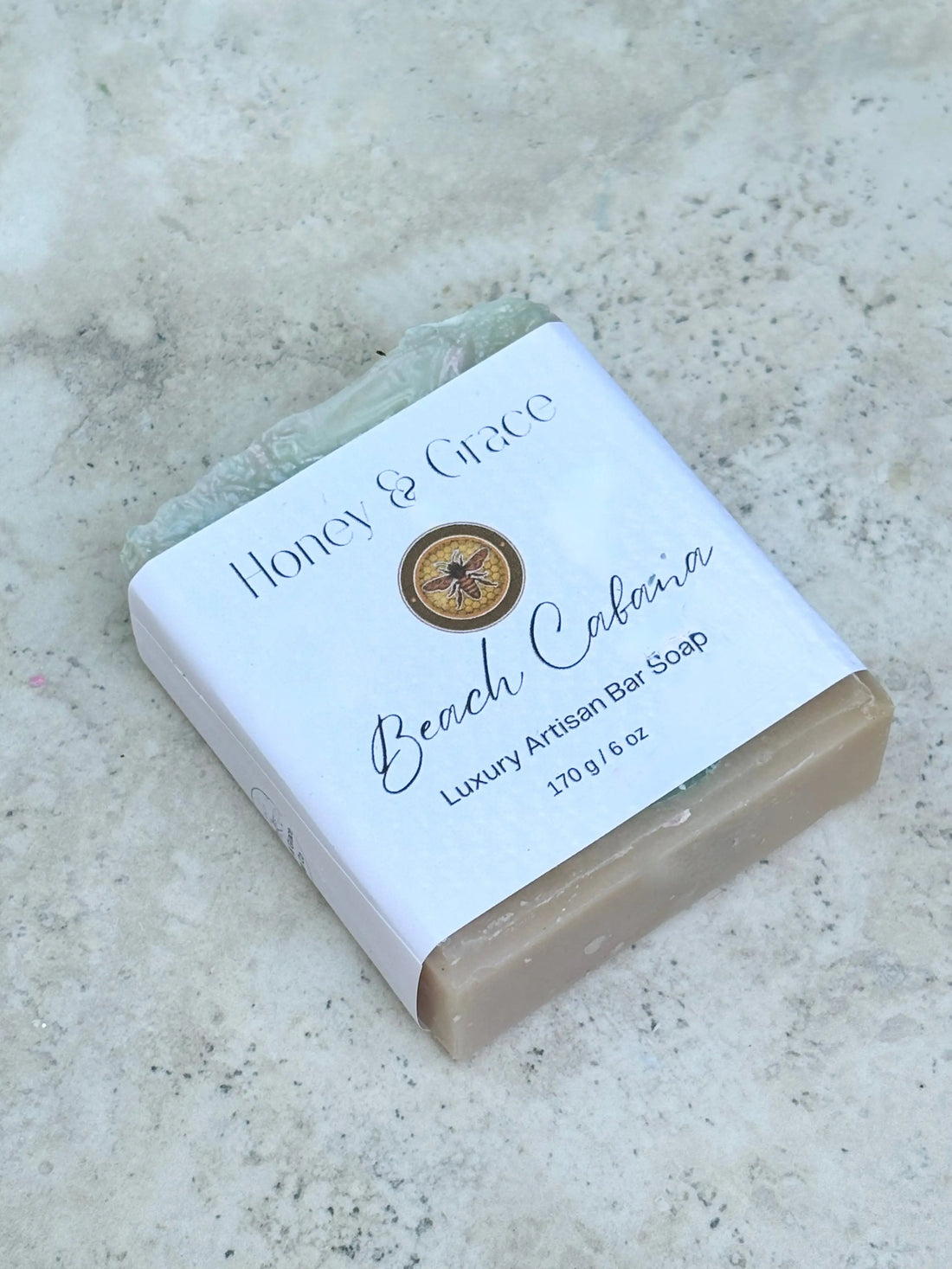 Honey and Grace Beach Cabana Bar Soap 5.5 oz Honey Grace