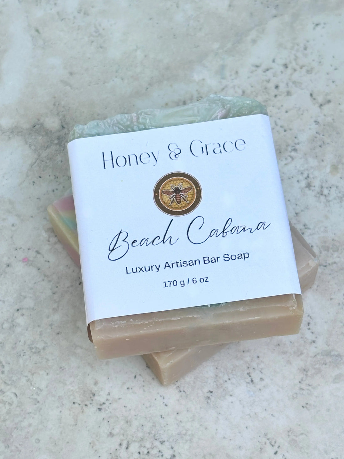 Honey and Grace Beach Cabana Bar Soap 5.5 oz Honey Grace