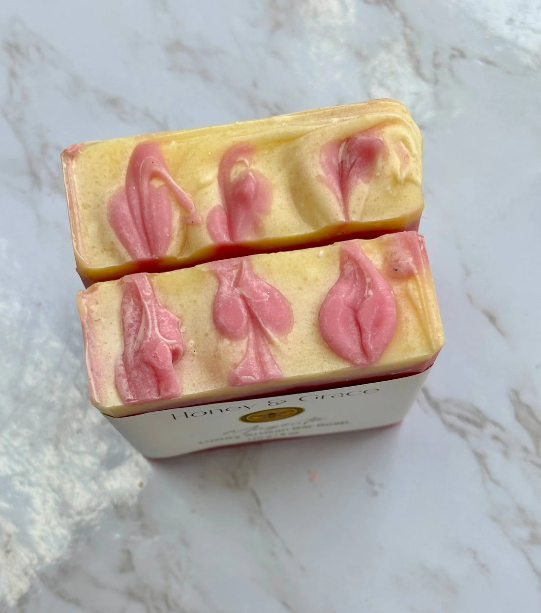 Honey and Grace Magenta Luxury Bar Soap 5.5 OZ Honey and Grace Soap Co.