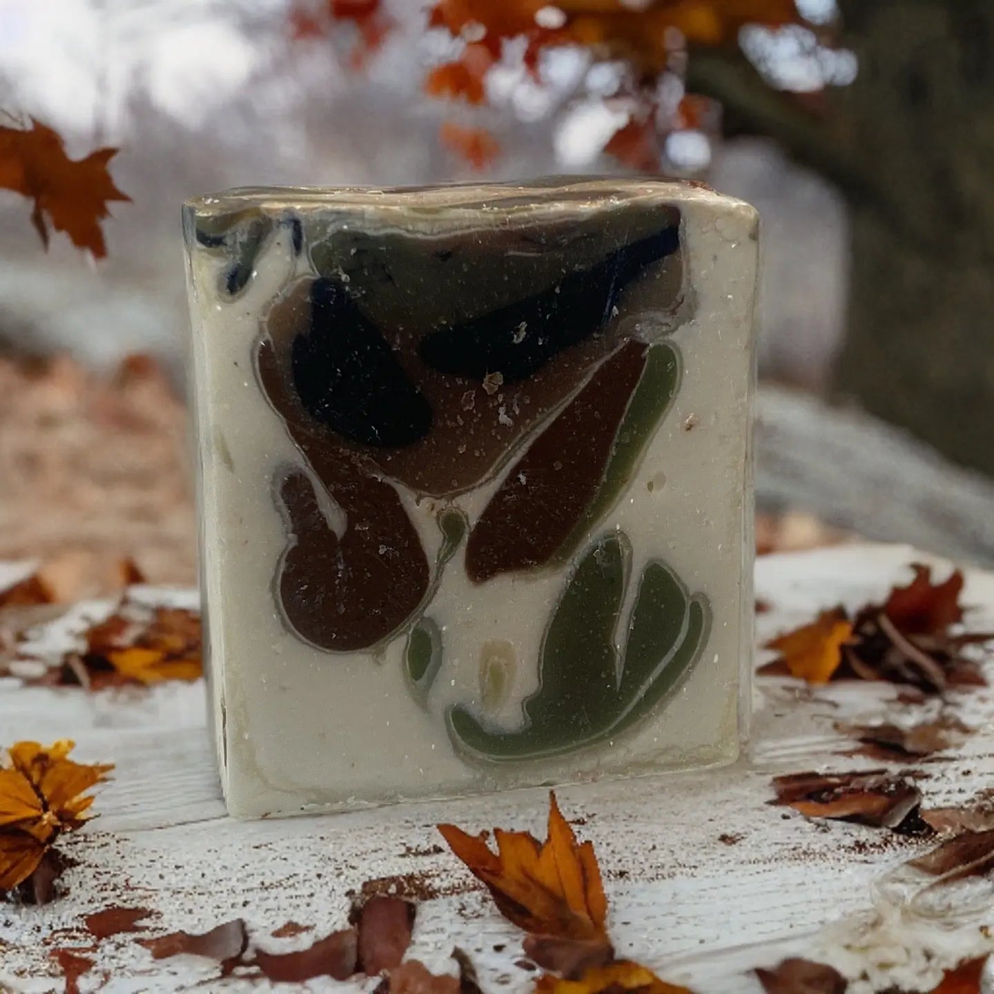 Autumn Flannel Soap 6 oz Honey and Grace Soap Co.