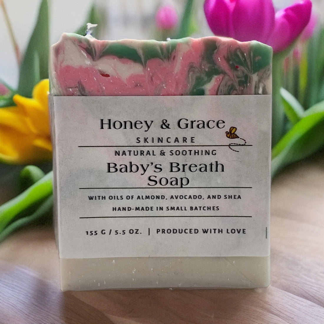 Baby’s Breath Soap - Honey and Grace Soap Co.