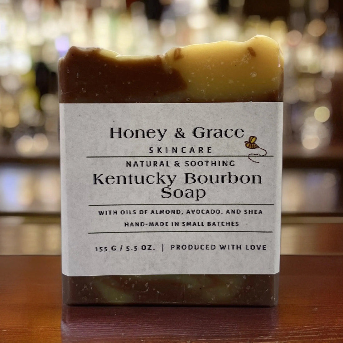 Natural Kentucky Bourbon Soap - Honey and Grace Soap Co.