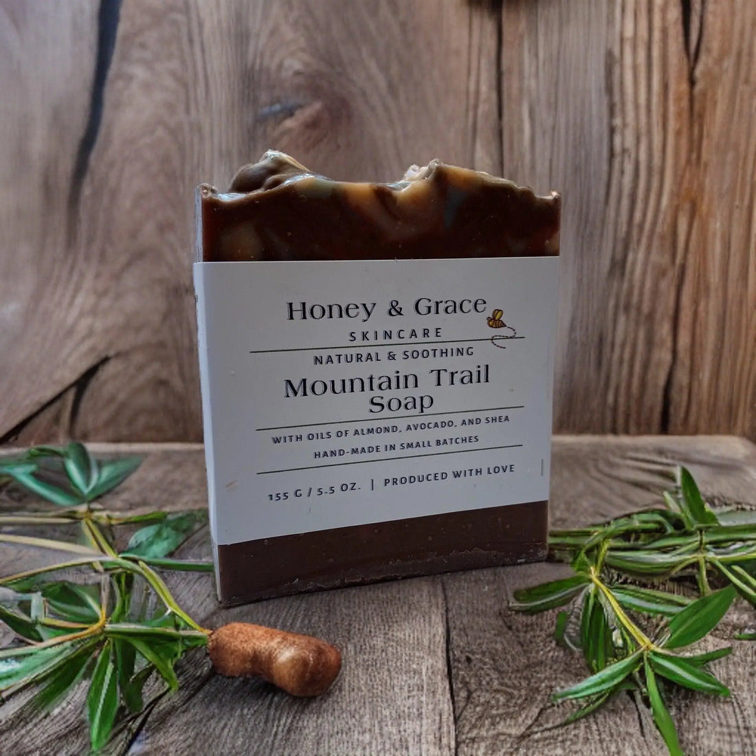 Natural Organic Handcrafted Mountain Trail Soap - Honey and Grace Soap Co.