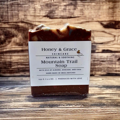 Natural Organic Handcrafted Mountain Trail Soap - Honey and Grace Soap Co.