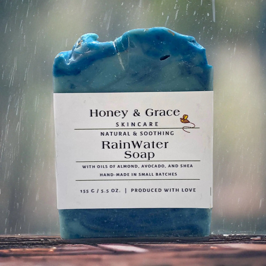 Natural Organic Handcrafted Rain Water Soap - Honey and Grace Soap Co.