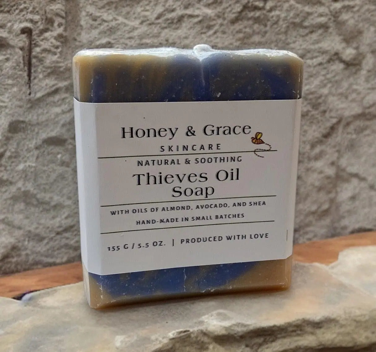 Natural Organic Handcrafted Thieves Oil Soap - Honey and Grace Soap Co.
