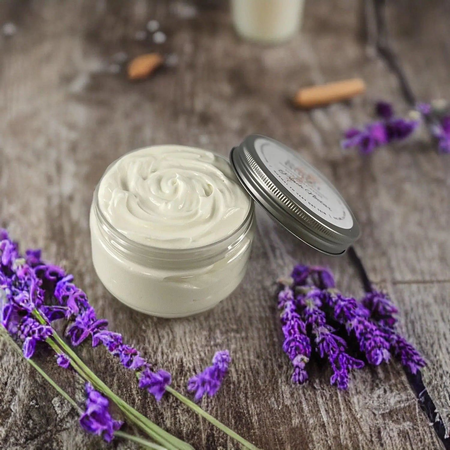 Coconut Milk and Lavender Moisturizing Shea Butter Body Butter 8oz - Honey and Grace Soap Co.