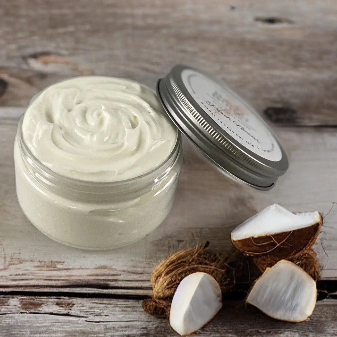 Coconut Milk Moisturizing Shea Butter Body Butter 8oz - Honey and Grace Soap Co.