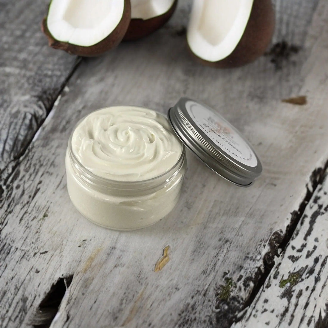 Coconut Milk Moisturizing Shea Butter Body Butter 8oz - Honey and Grace Soap Co.