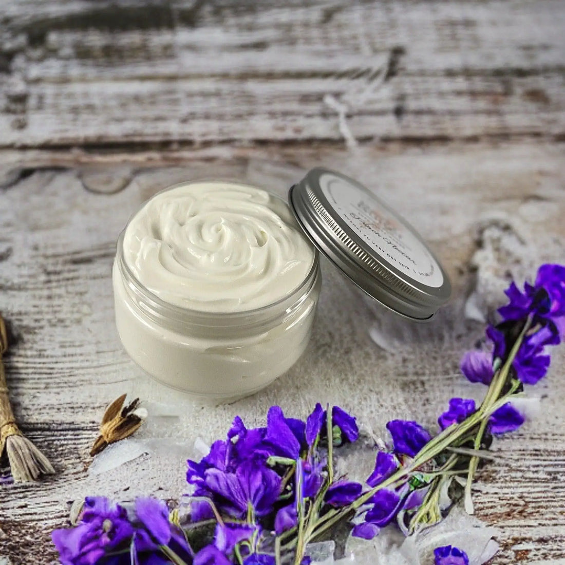 Lavender Vanilla Moisturizing Shea Butter Body Butter 8oz - Kinky Lavender Soap Co.
