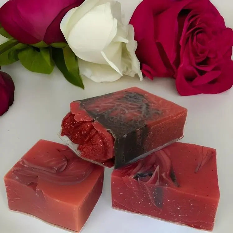 Natural, Organic, Handcrafted Black Rose Spice Soap - Kinky Lavender Soap Co.