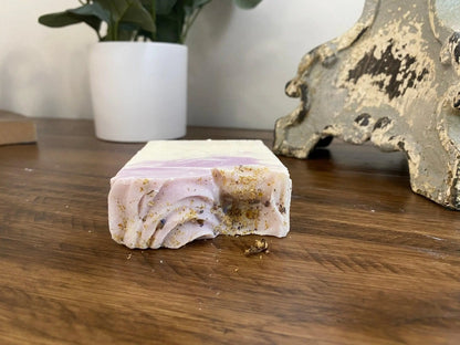 Natural Organic Handcrafted Lavender and Chamomile Soap - Kinky Lavender Soap Co.