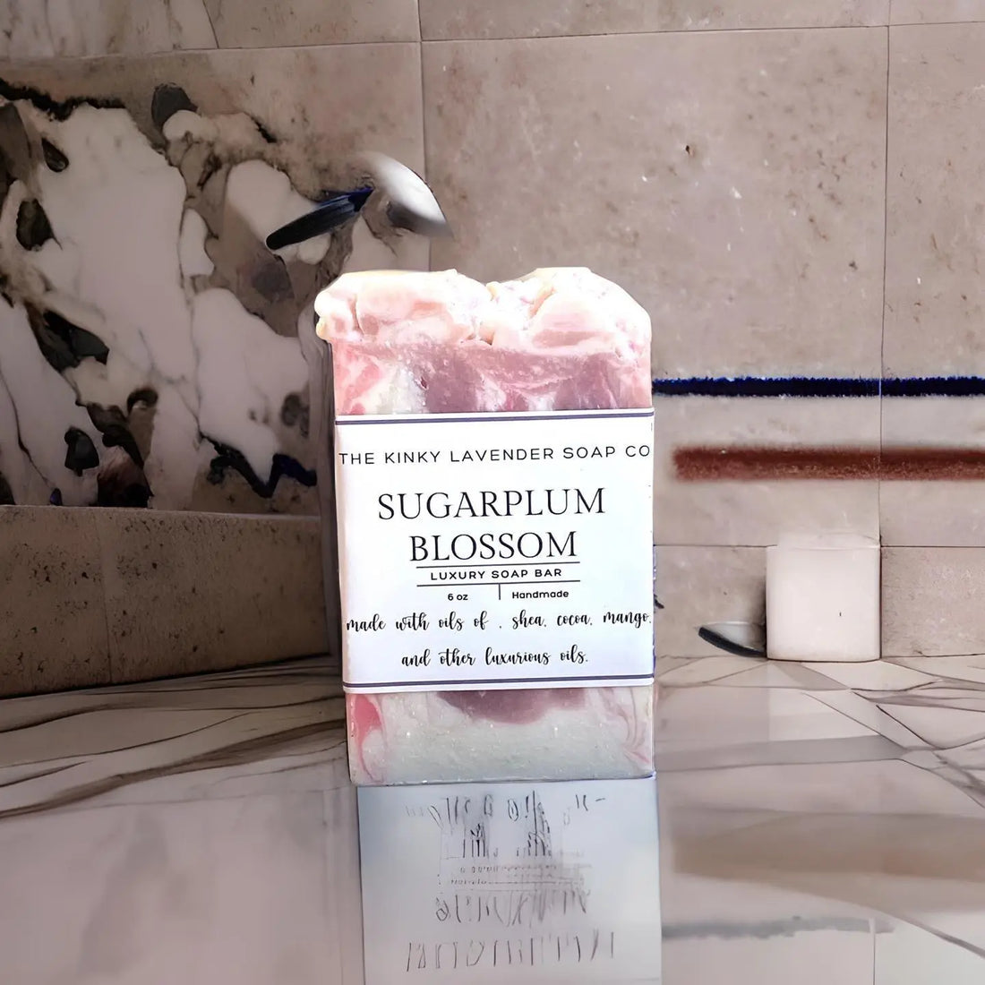 Natural Organic Handcrafted Sugarplum Blossom Soap - Kinky Lavender Soap Co.