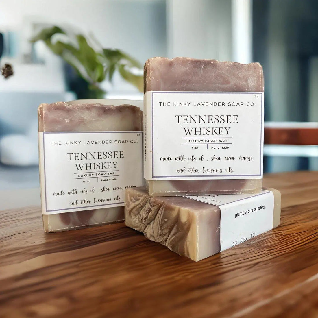 Natural Organic Handcrafted Tennessee Whiskey Soap - Kinky Lavender Soap Co.